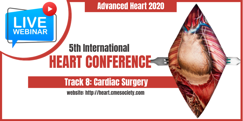 advheart_2020's tweet photo. #webinar - Advanced Heart 2020
Track 8: Cardiac Surgery

Interested in sharing your ideas, visit: https://t.co/h7HV6rFdRT

#cardiotwitter #Cardiology #coronavirus #surgery #heartfailure #research #onlinelearning #eHealth #health https://t.co/GdLSQsLeGW