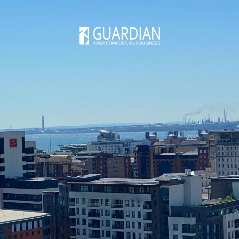 Here's another snap taken by one of our engineers! 📸  Certainly not a bad view while working! 🏙
