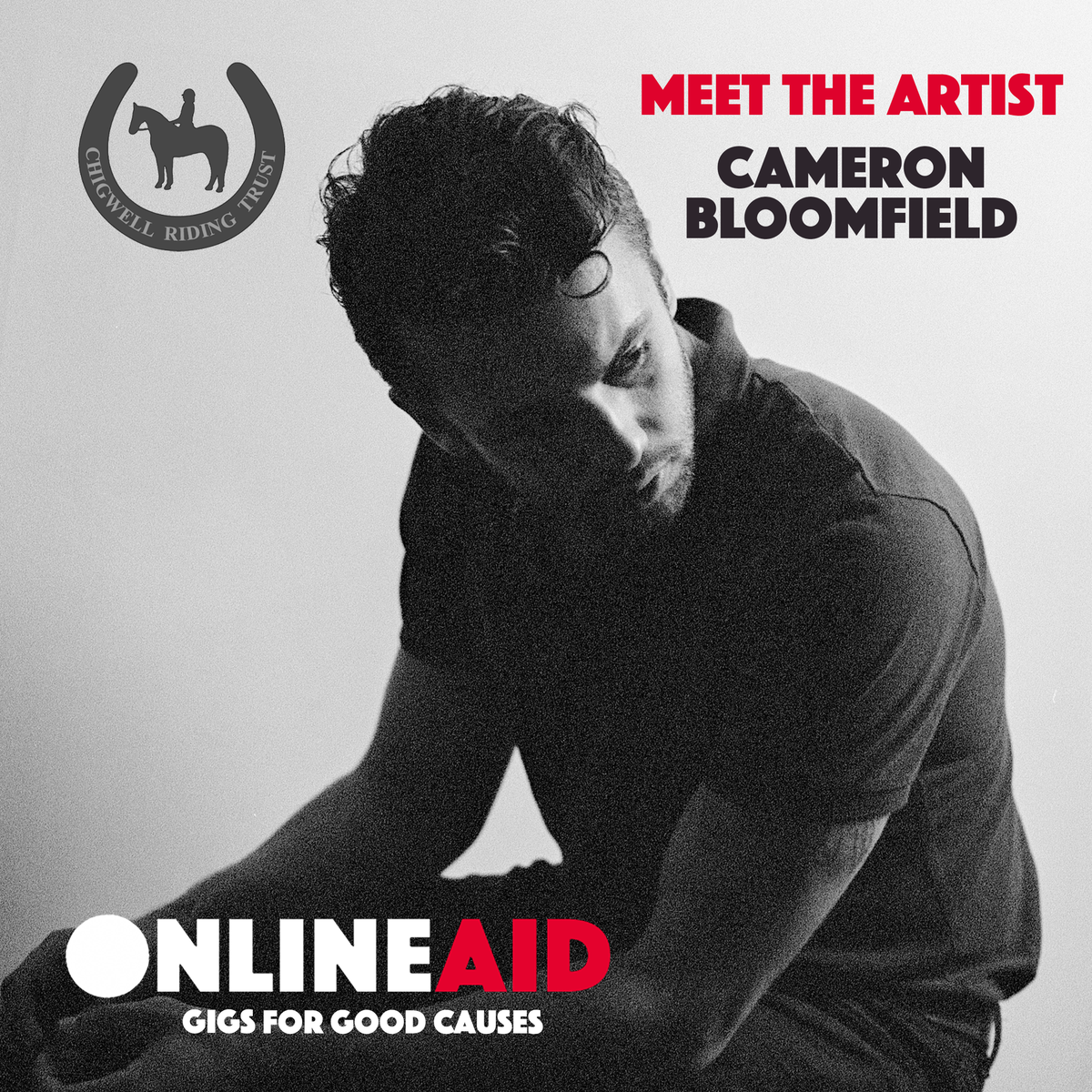#MeetTheArtist <a href="/cambloomfield/">Cameron Bloomfield</a> 

A multi-instrumental singer/songwriter labelled 'an artist to look out for' by <a href="/eltonofficial/">Elton John</a>

Cam is playing <a href="/OnlineAid_/">Online Aid</a>
in support of <a href="/Chigride/">Chigwell RDA</a>
🎗

Tickets 🎟 available bit.ly/online_aid1 or online-aid.org

#OnlineAid #Charity