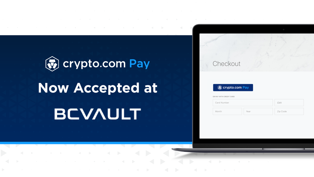 Crypto.com Pay is now accepted at <a href="/bc_vault/">BC Vault</a>! Get your hardware wallet at bc-vault.com and enjoy 10% off &amp; up to 10% back using Crypto.com Pay - for a limited time only ⏳ 
Details - blog.crypto.com/crypto-com-pay… #PayWithCRO $CRO #CryptoComPay #CRO