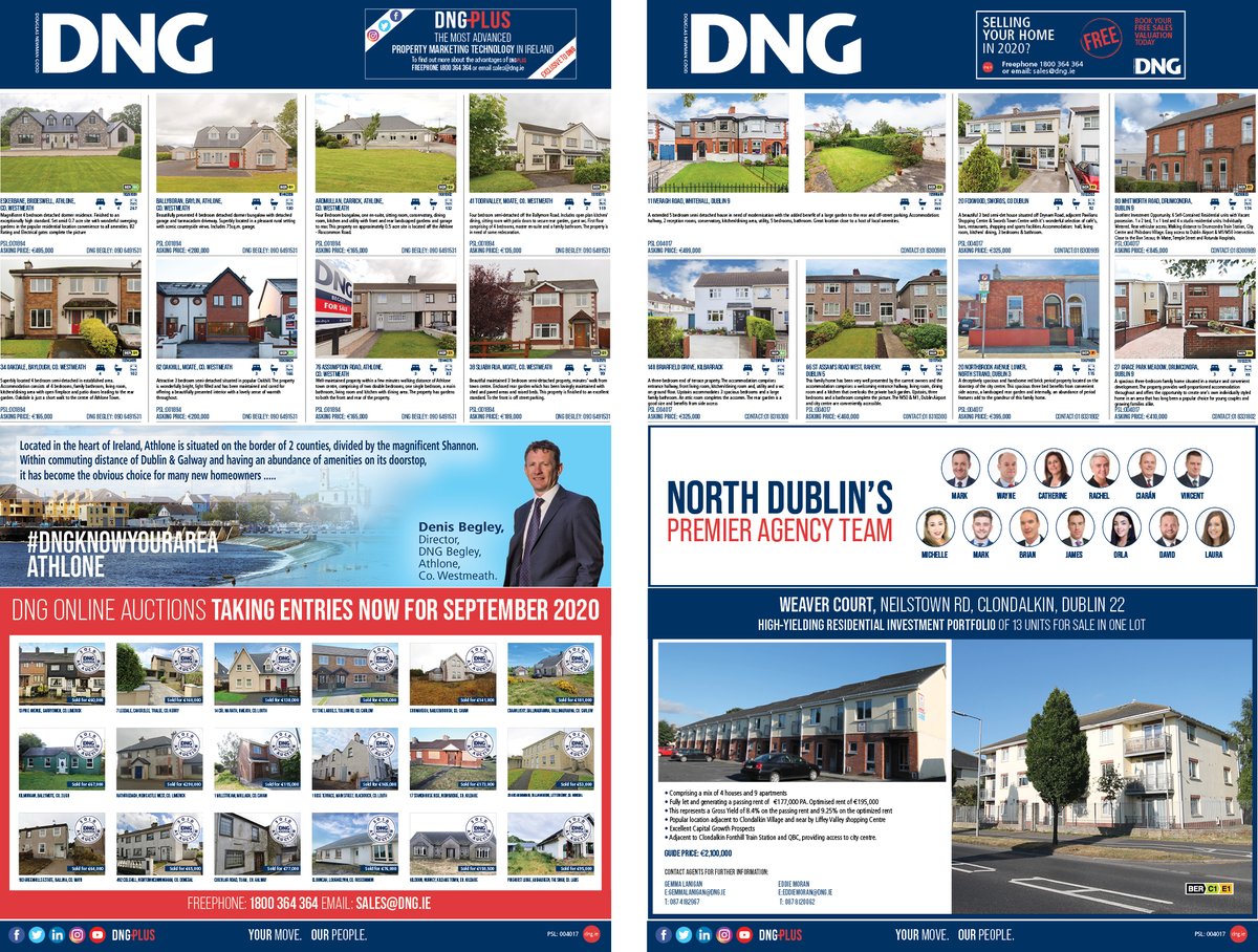keithplowe's tweet photo. Check out teh @dng_ie double page spread in the @Independent_ie property supplement today featuring Athlone's leading estate agent Denis Begley of DNG Begly. #dnglive #dngfranchise https://t.co/SFOvNryjAI