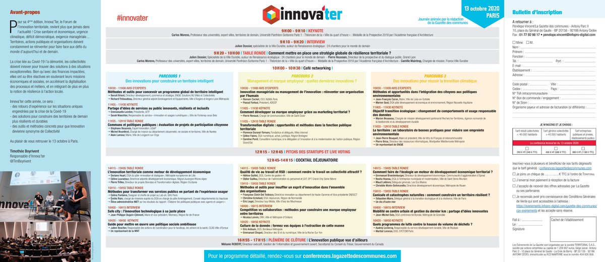 TimBoyrivent's tweet image. Finalisation de la dernière plaquette d'Innova'Ter avec l'ensemble des intervenants ! Merci de votre engagement pour une journée 100% innovation territoriale. Plaquette ici : lnkd.in/dYrzfWi