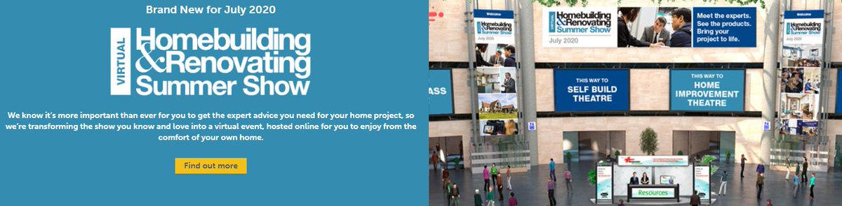 TODAY IS THE DAY WE LAUNCH THE 1ST EVER VIRTUAL <a href="/MyHomebuilding/">MyHomebuilding</a> EVENT! 💻🏡⚒️👷‍♂️

Wondering what it's all about? Click the link to join us!
homebuildingshow.vfairs.com/en/registration

SHOW TIMES: 10am - 5pm 24/25th July 2020 

#HBRShow20 #HBRVirtual