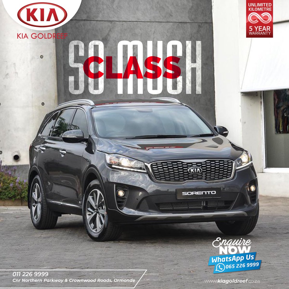 Freeway_Group's tweet image. The rugged KIA Sorento takes you to exciting new places, and offers you the equipment needed to make the journey with style and confidence

kiagoldreef.co.za

Whatsapp 📲us on 065 226 9999
Or
Call ☎️us on 011 226 9999
#Kia #KiaSA #KiaGoldReef #KiaSorento #Sorento #SorentoSA