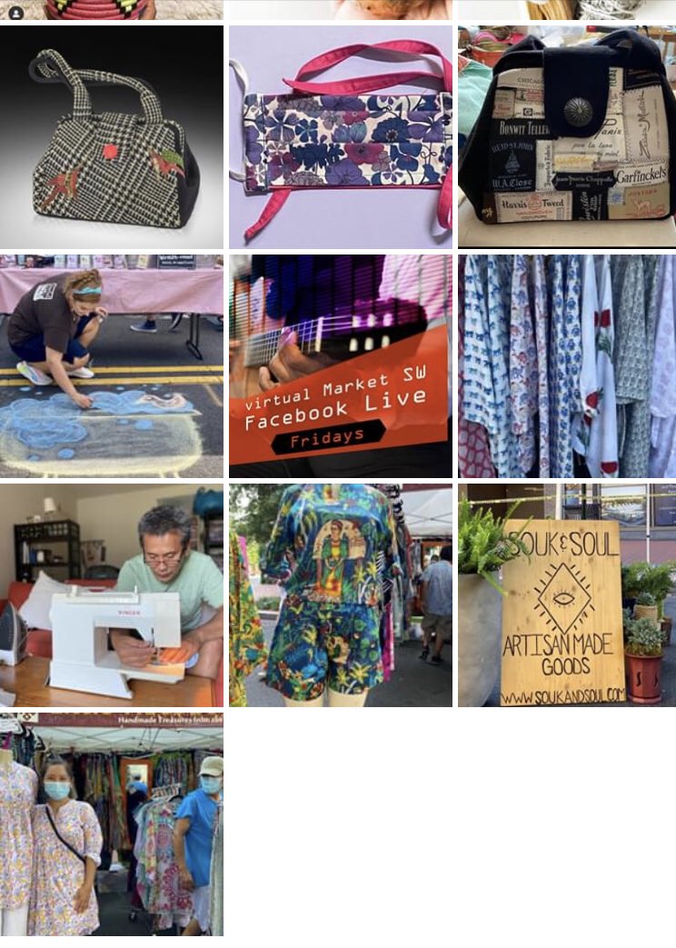 market_sw's tweet photo. Our #VirtualNightMarket features local small businesses and musicians who are enduring the current. Check out the MarketSW FB page and browse, shop, connect with inspiring brands, artists, and crafters! Our live stream with Cheick Hamala Diabete starts at 6pm @SWBID #swdc #dc https://t.co/NXs2S4vMT2