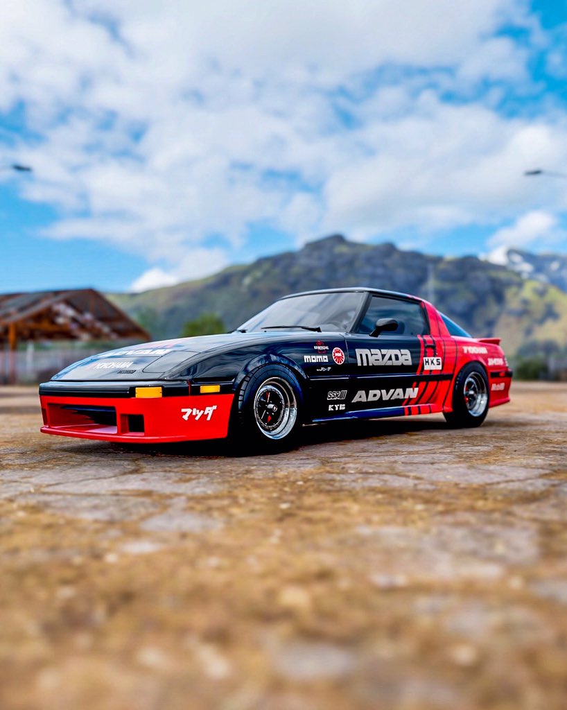 赤坂 Advan Kaido Racer Savanna that I made on @forzahorizon #mazda