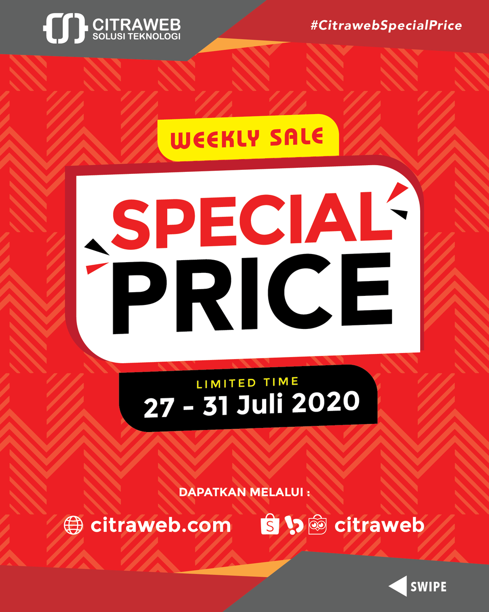 mikrotik_id's tweet photo. Promo potongan harga langsung untuk beberapa produk pilihan periode 27 - 31 Juli 2020

Berlaku untuk pembelian melalui:
https://t.co/JUOq8kUMlQ
atau
https://t.co/uuAatPwKHm
https://t.co/fSyeUUI3Io
https://t.co/4Adg0YOh1q

#LHG #wAP #OmniTIK #CCR1009 #CCR #Mikrotik #Citraweb #CST https://t.co/jJBjOJvCqt