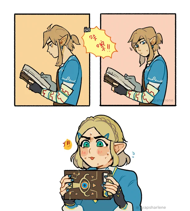 shutter!!! ?
#botw #zelink #LegendOfZelda 