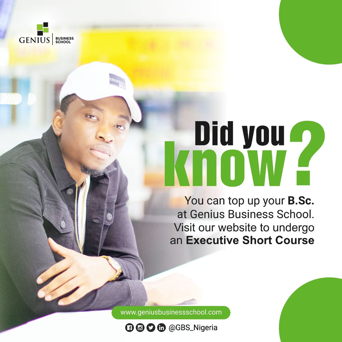 GBS_Nigeria's tweet photo. Register for our short courses today!
https://t.co/gRd2zVPZtV
#bsc #bsccourses #diploma #masters #mastersonline #masterscourse #phdcourses #geniusbusinessschool #gbscourses https://t.co/um4IqXGFVJ