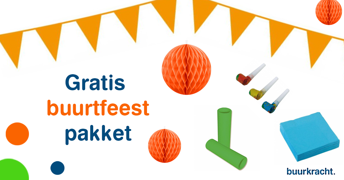 buurkracht's tweet photo. Zin in een #buurtfeestje? Dat is altijd gezellig en vooral in de zomer. Wij geven #gratis #feestpakketten weg! Zo is je feestje gelijk leuk aangekleed. Lees snel hoe je ervoor in aanmerking komt. https://t.co/5Y5fZ5fbJ3 https://t.co/OLRRWTGdk8