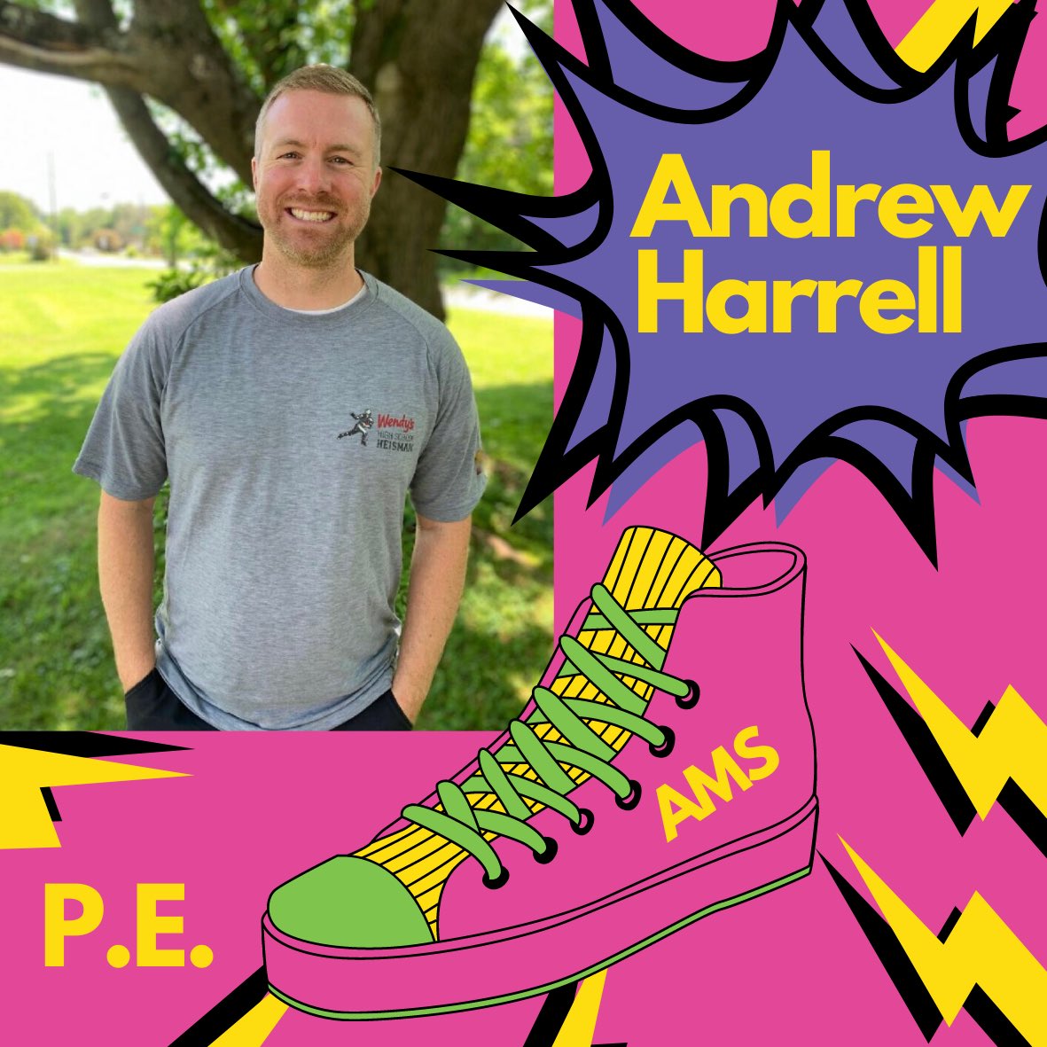 HCPSRecruiter's tweet photo. 🎶 Everybody, Move your feet , And feel united oh oh oh 🎶 Andrew will be moving feet at Aberdeen Middle School as a PE Teacher! Welcome to @HCPSchools Andrew! #hcpsmoves #HCPSchoosetoshine @joseph_harbert https://t.co/iBfKDZt5YA