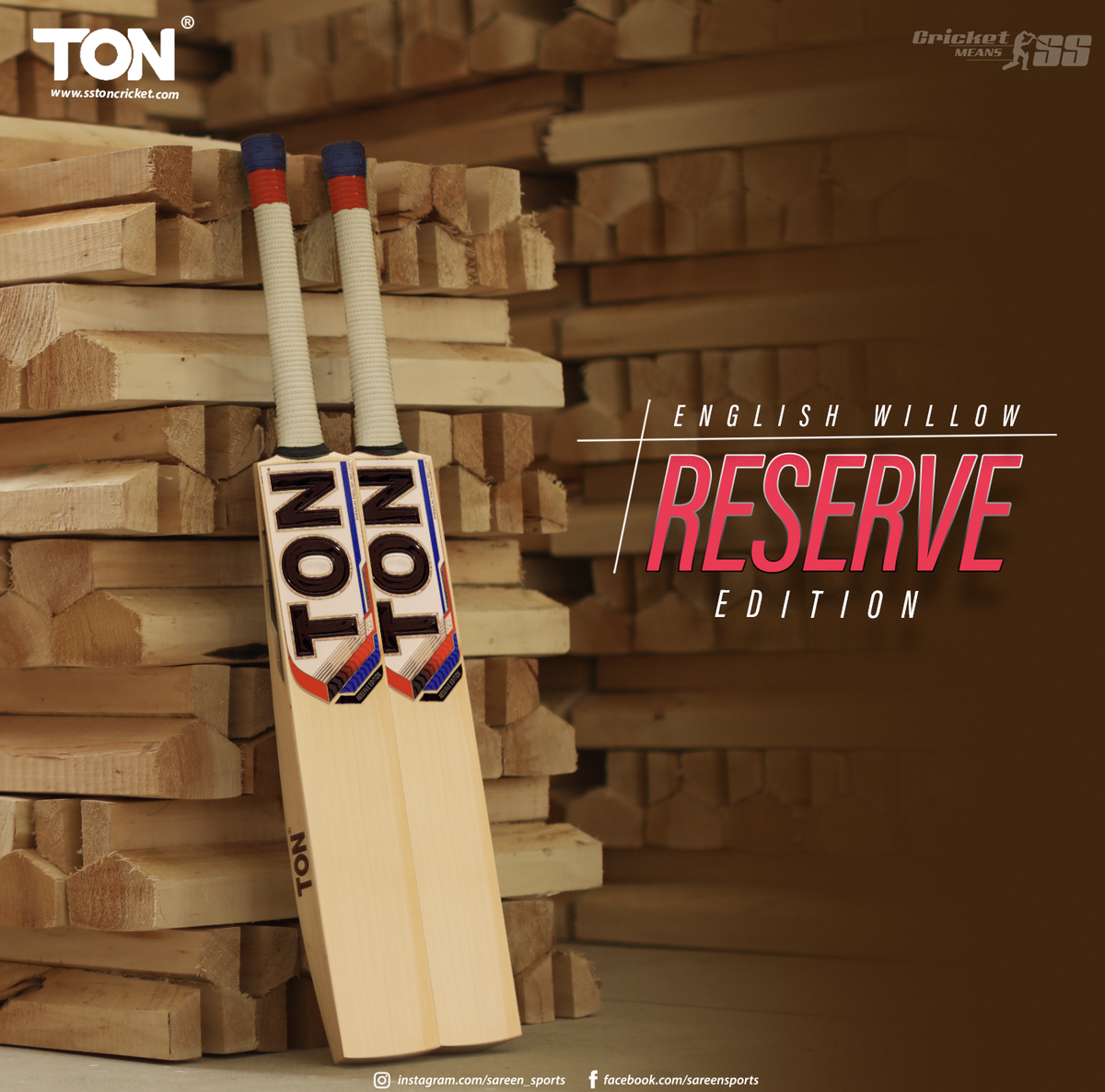 SareenSports's tweet photo. The All New English Willow TON Reserve Edition....

#cricket_means_ss #bestneverstops #ewbats #englishwillow #ssbats #tonbats #leadershipthroughquality #sstonbats #teamss #teamton

https://t.co/iwkyke955L https://t.co/0A0yAbdxON