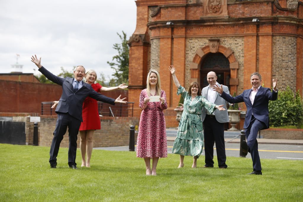 koresystem's tweet photo. This year we won the @SFA_Irl Overall Winner award and were gifted €5,000 to give to a charity. Today we finally got to give this cheque to our chosen charity @Barretstown 

It was a great honour to win the award this year, but an even bigger honour to be able to do this today. https://t.co/q1f5c5RWdh