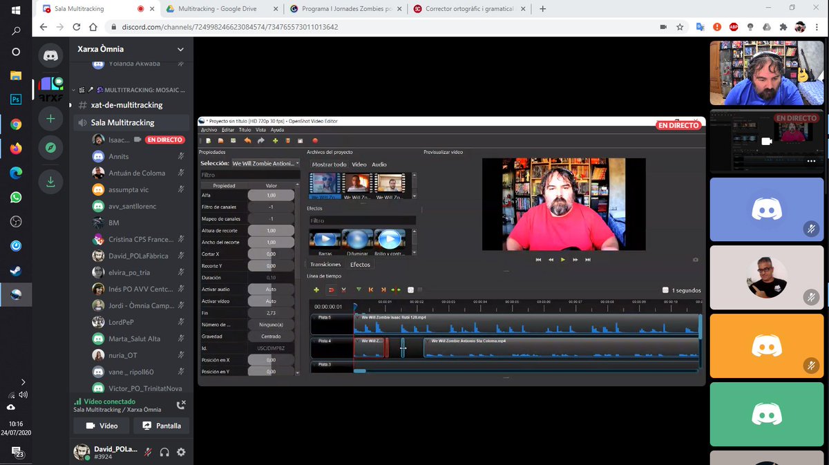 Comencem les jornades zombies de dinamitzadors/es amb un taller de multitracking gràcies a l'Isaac de <a href="/OmniaRubi128/">Òmnia Rubí128</a> 
#jornadeszombiesomnia
