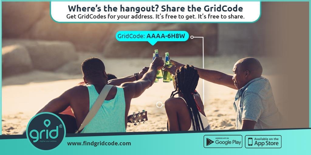 Wanna navigate your way around town with flair? Download the Gridcode app with the links below and  #SendyourgridcodeGet it on Play Store:  https://play.google.com/store/apps/details?id=com.redc.gridGet it on iOS App store :  https://apple.co/2NaFgUD 