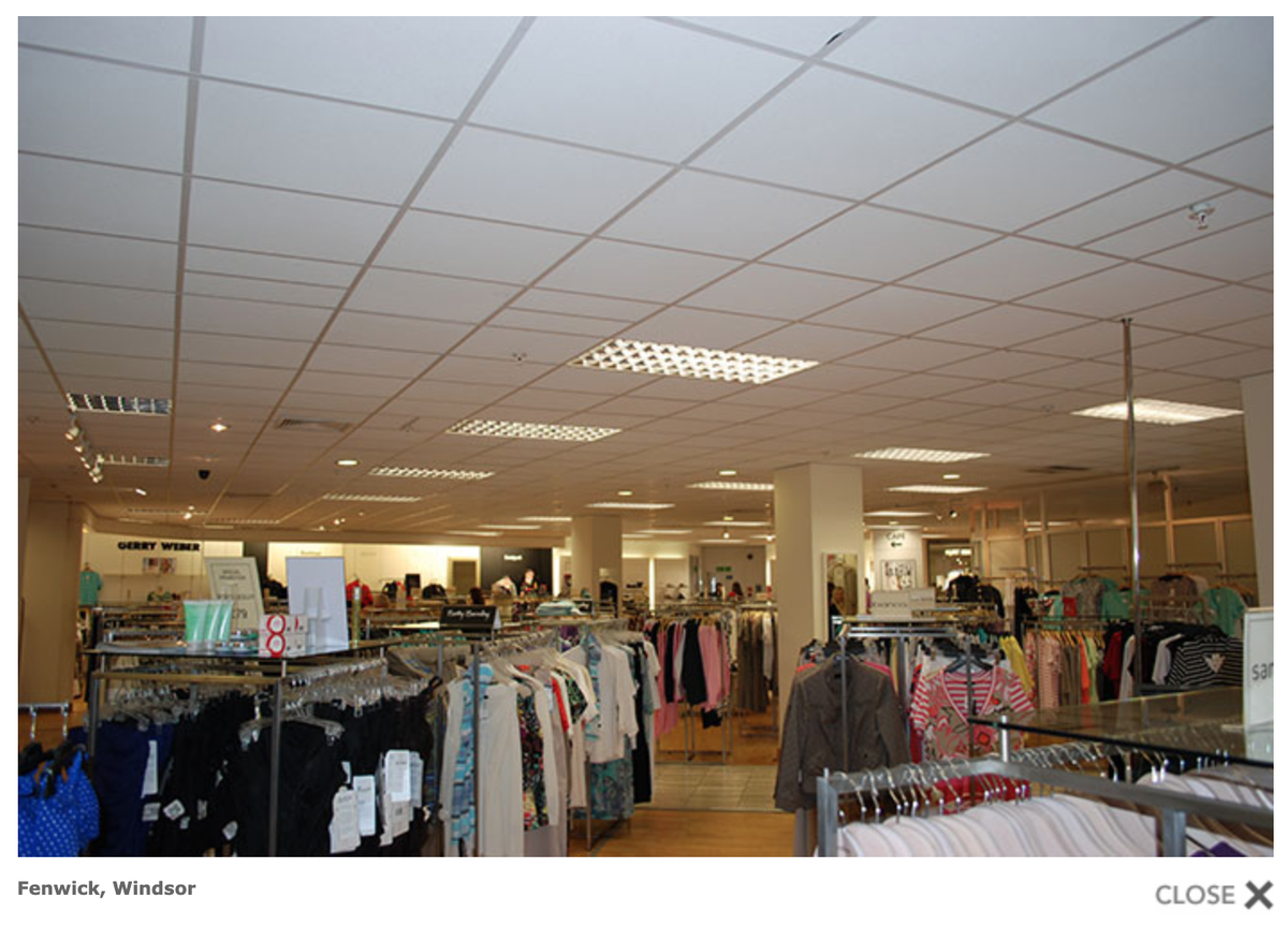tplsinteriors's tweet photo. 🎯 Project Completed // Fenwick, Windsor
Services Provided:
-Design
-Strip out of existing ceilings
-Supply and Fit Armstrong Suspended Ceilings
-Supply and Fit MF System Ceilings
-Tape and Joint Finish
....
We have been delivering great work for over 15 years #london #fitout https://t.co/3OT1jvghQb