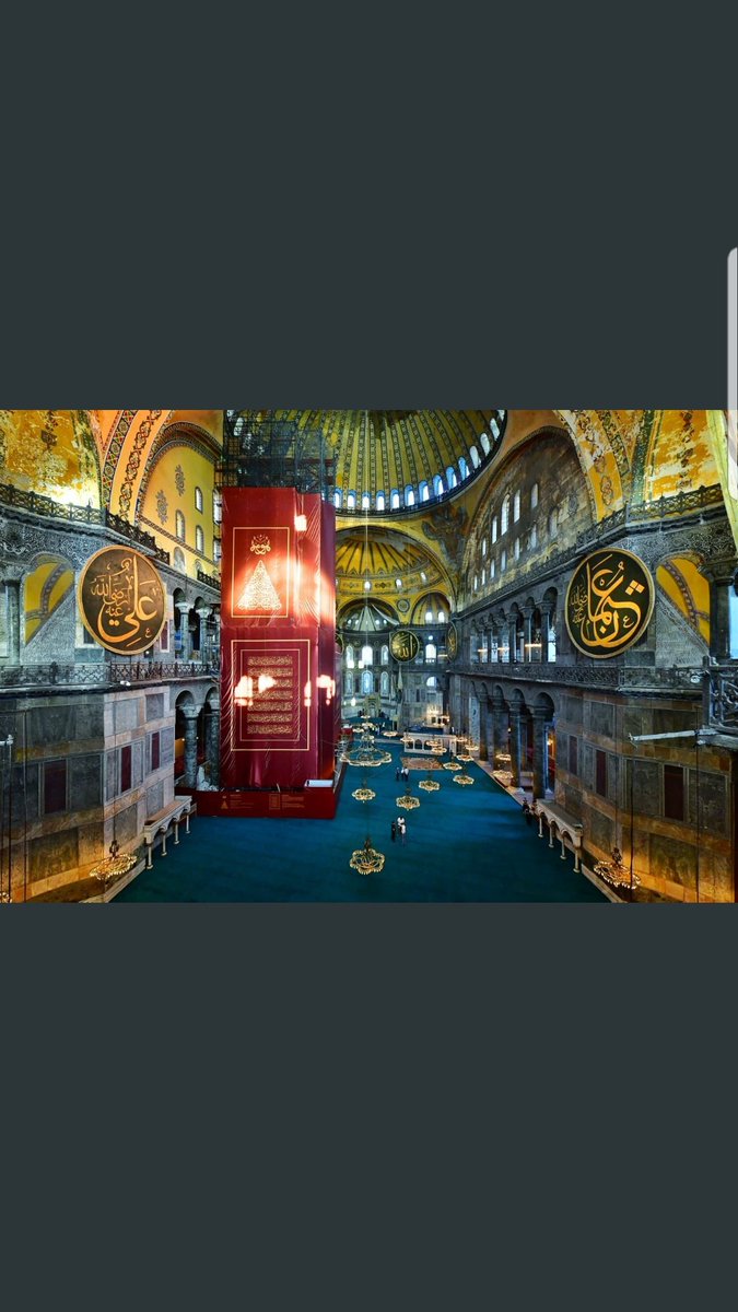 Hasret bitiyor. Zincirler kırılıyor. Elhamdülillah 
#Ayasofya 
#AyasofyaCami