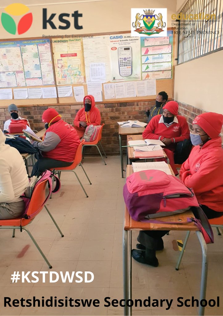 KST_DWSD's tweet photo. Grade 12 learners ending with physical Sciences until #publicschools resume on the 3rd of August.
#SchoolBreakSA
#COVID19 https://t.co/DbKbiq3c0M