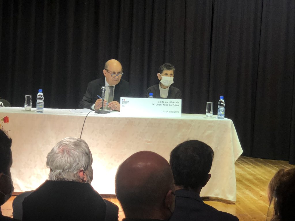 DidiSaleh10's tweet photo. « Nous ne laisserons pas le réseau des écoles francophones s’effondrer! » Jean-Yves Le Drian.
Merci La France! @Hhhsinfo @aefeinfo https://t.co/4CNwHUbfLT