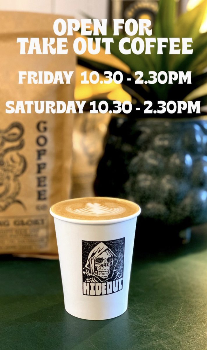 hideoutcoffeeco's tweet photo. Serving hot coffee and slutty donuts from 10.30am-2.30pm. We’ve got some extra donut boxes available in-store for anyone that didn’t jump on the pre order. Come get some #hideoutcoffee #southsea #coffeelover https://t.co/b1WFUmK9HO