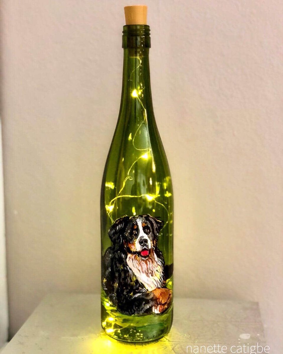 ncatigbemdART's tweet photo. #bottled love #handpainted #pet #dog #dogsoftwitter https://t.co/X90kW16WV7