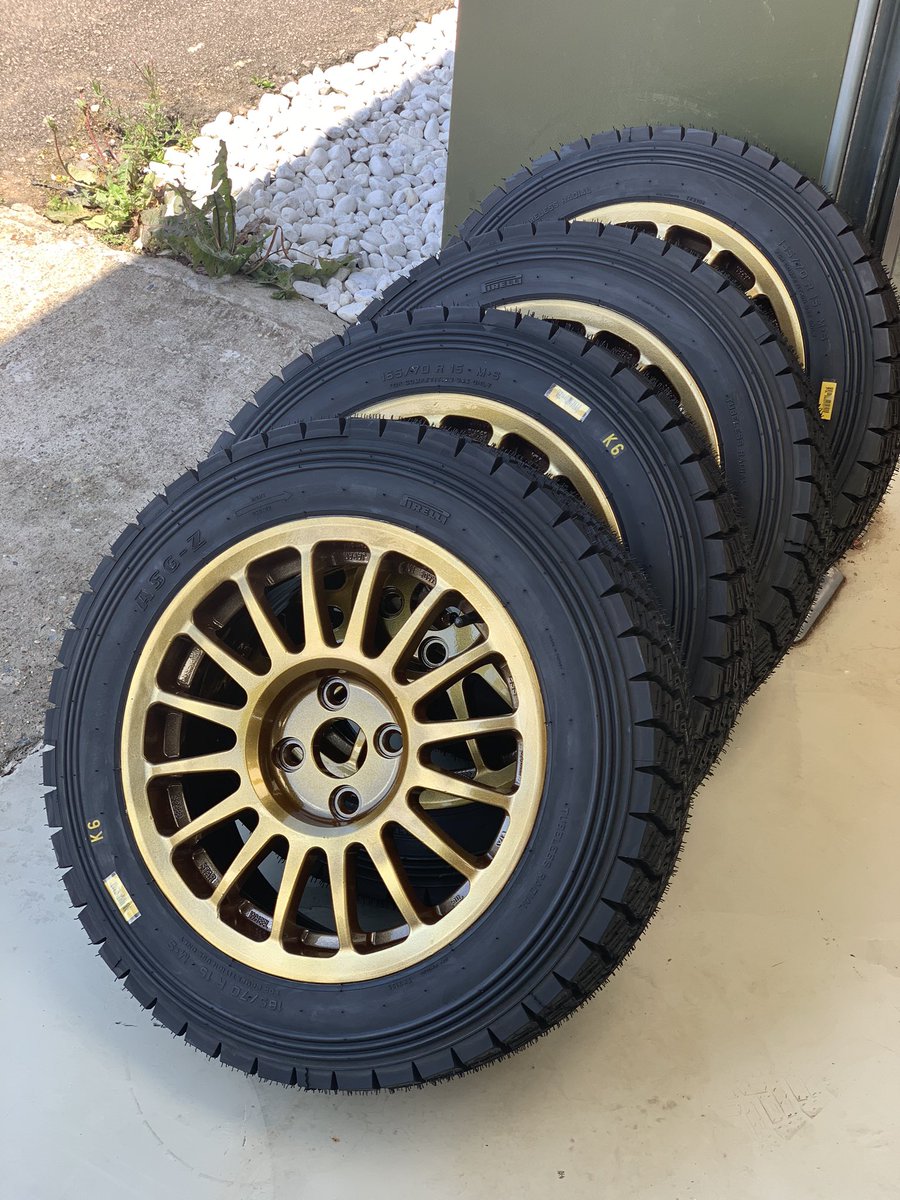 Our S1600 Swift wheels have undergone their “rebuild”. Just the small job of rebuilding the actual car now! Shell photos to arrive next week... #586 #rally #reprep #wrc