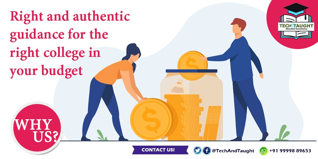 TechandTaught's tweet photo. The budget is not a problem.

https://t.co/AKKn9cMiNc helps you to find Right and authentic guidance for the right college in your budget.

#CareerCounselling #TechAndTaught https://t.co/Myad8CF7TN