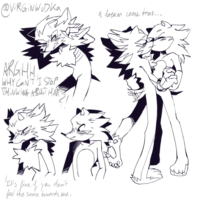 you've heard of nervous sonic, now get ready for: nervous shadow
.
#sonicthehedgehog #shadowthehedgehog #sonadow 