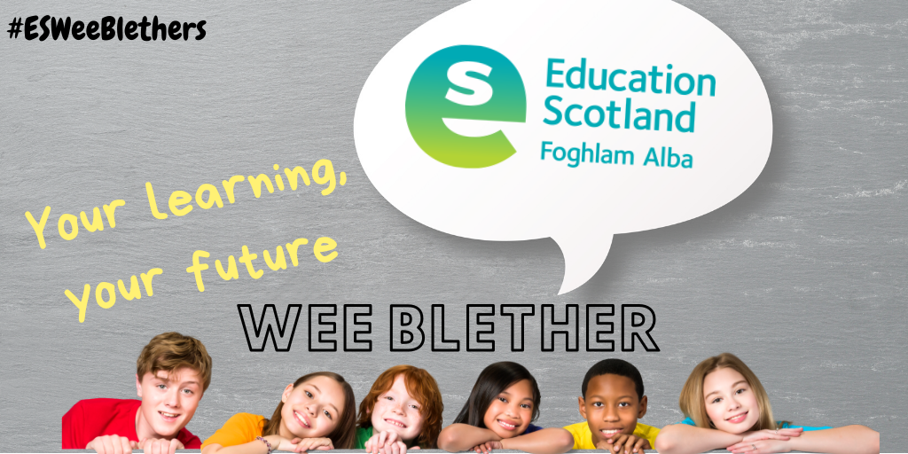 We are delighted to work with Professor Stephen Heppell to host our first Wee Blether exclusively for children &amp; young people aged 8-17. The aim of this Blether on Thursday 30th July is to understand their experiences of learning at home. Sign up here: ow.ly/ksWd50AG7SK