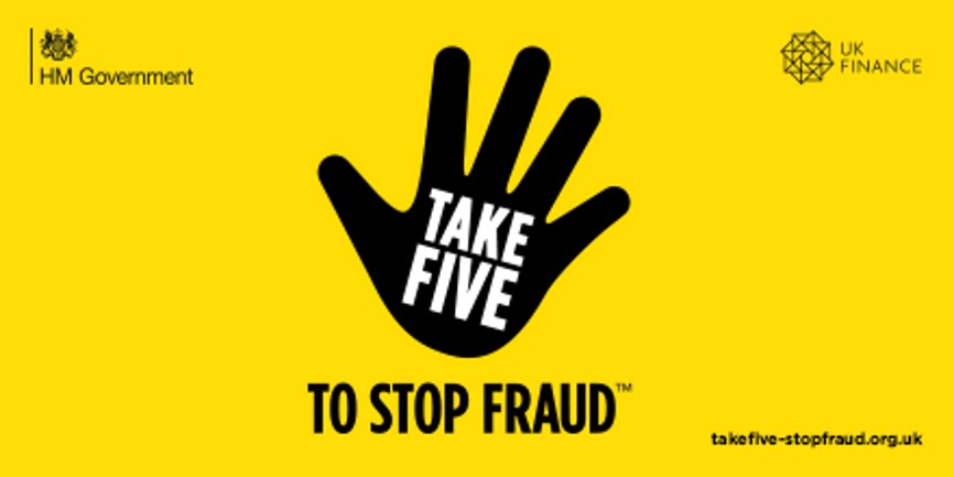 If you receive a call or text out of the blue requesting that you act urgently, #TakeFive✋.
Remember to:
Stop: Think before parting with your money or information 
Challenge: Could it be fake? 
Protect: If you think you’ve fallen for a scam contact your bank immediately.