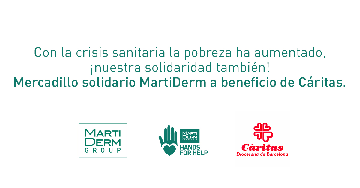 MartiDerm's tweet photo. Hemos organizado el 2º mercadillo solidario MartiDerm para recaudar fondos para @caritasbcn, que ha doblado la recaudación de la edición anterior. Los beneficios se destinarán a la compra de alimentos para 50 personas durante 3 meses. 💚 #HandsForHelp https://t.co/PULbd73WoD