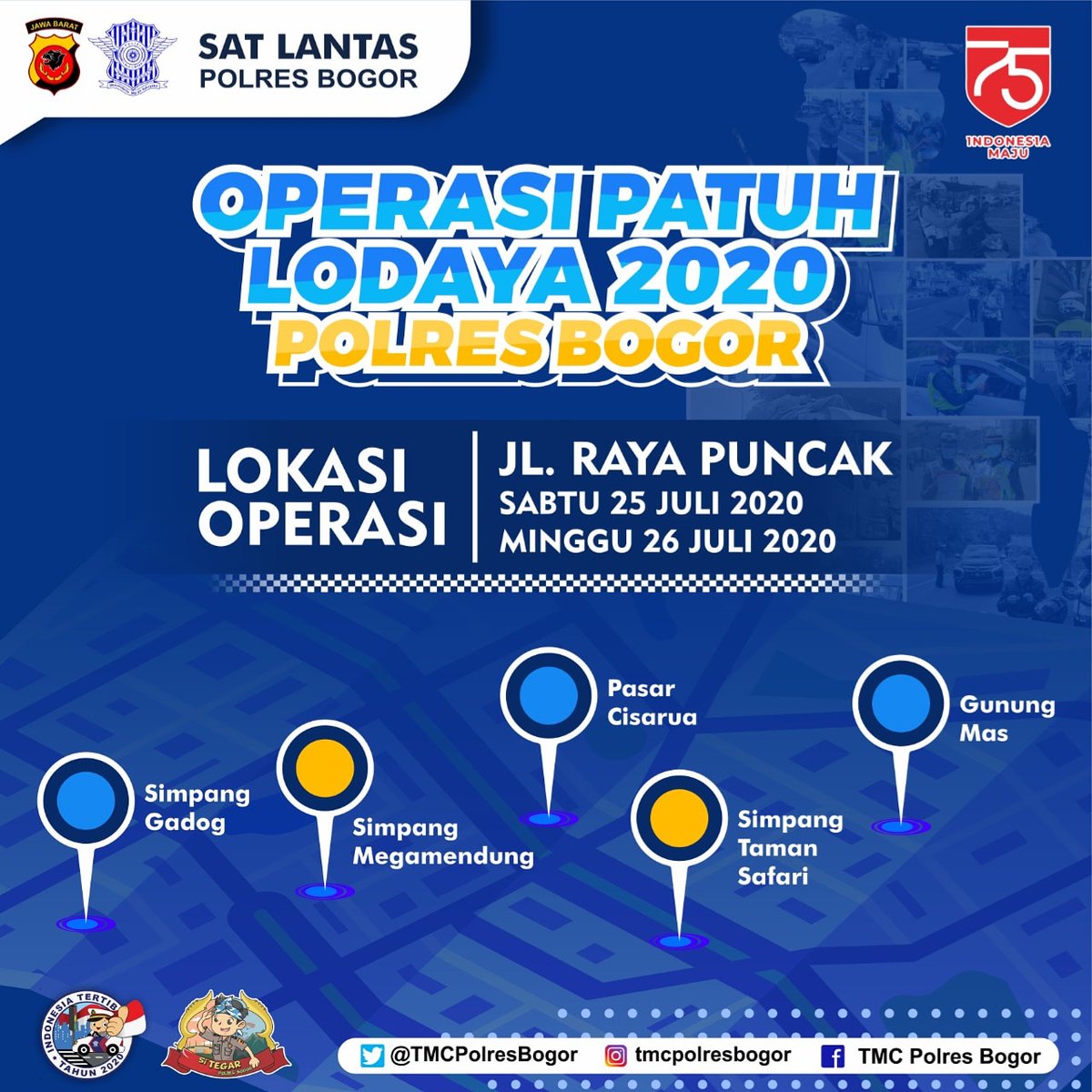 TMC Polres Bogor tweet media