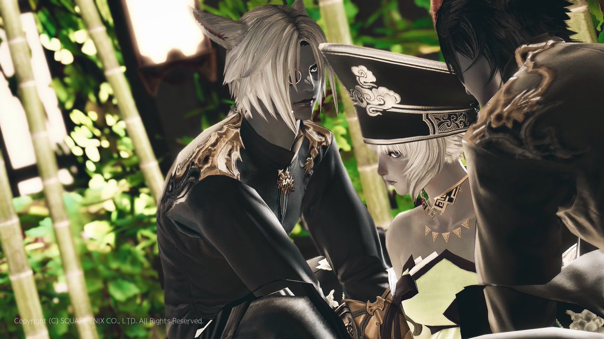 黒猫の集い②

studio▹▸ #studioFUJI 
#FF14 #GPOSERS #ffxivsnaps #本日のミコッテ #鼻黒ッテ