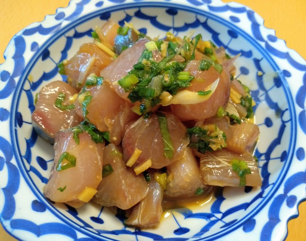 うさこ ライター 編集 今夜のおかずは 台湾バジルと茄子の炒めもの 九層塔茄子 ジウチェンタチェズ と 大分の魚料理 りゅうきゅう