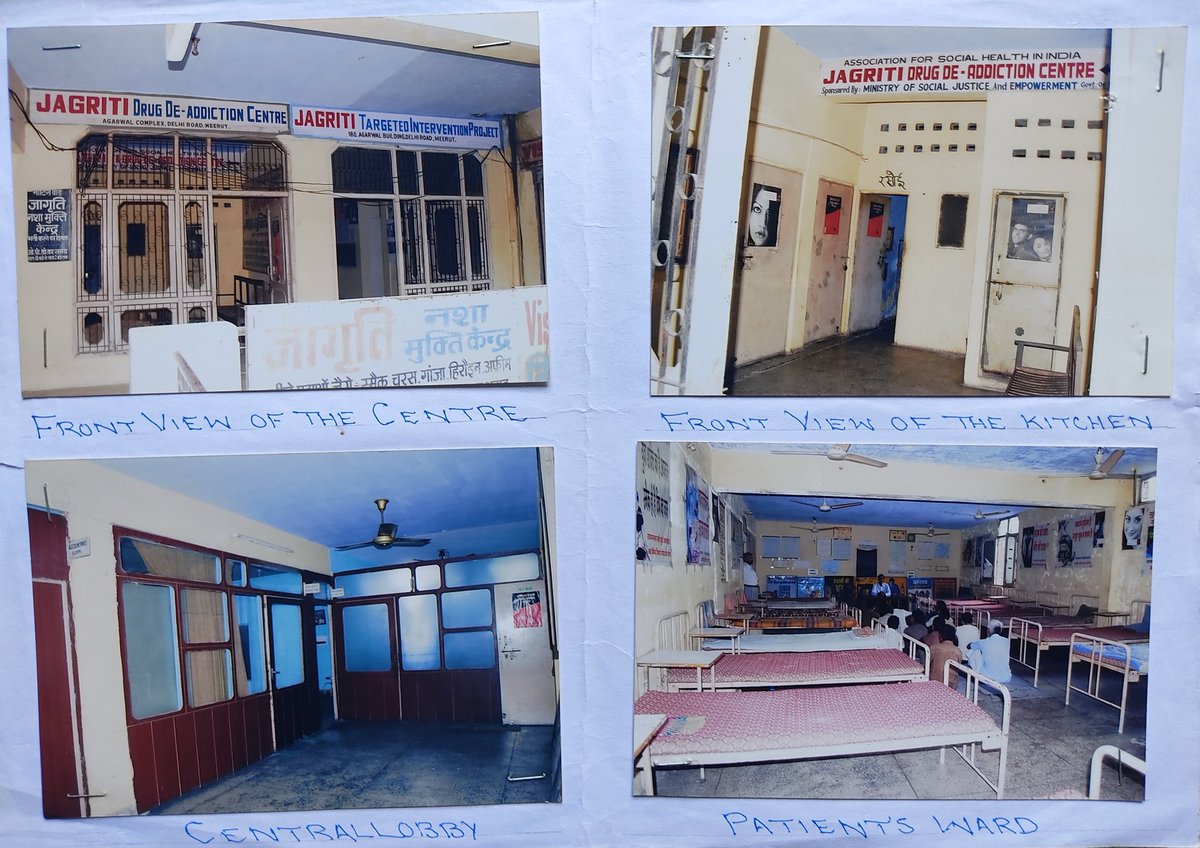 Associationfo20's tweet photo. Outside and Inside view of Jagriti Drug De-Addiction Center. https://t.co/SfVFkScWNx