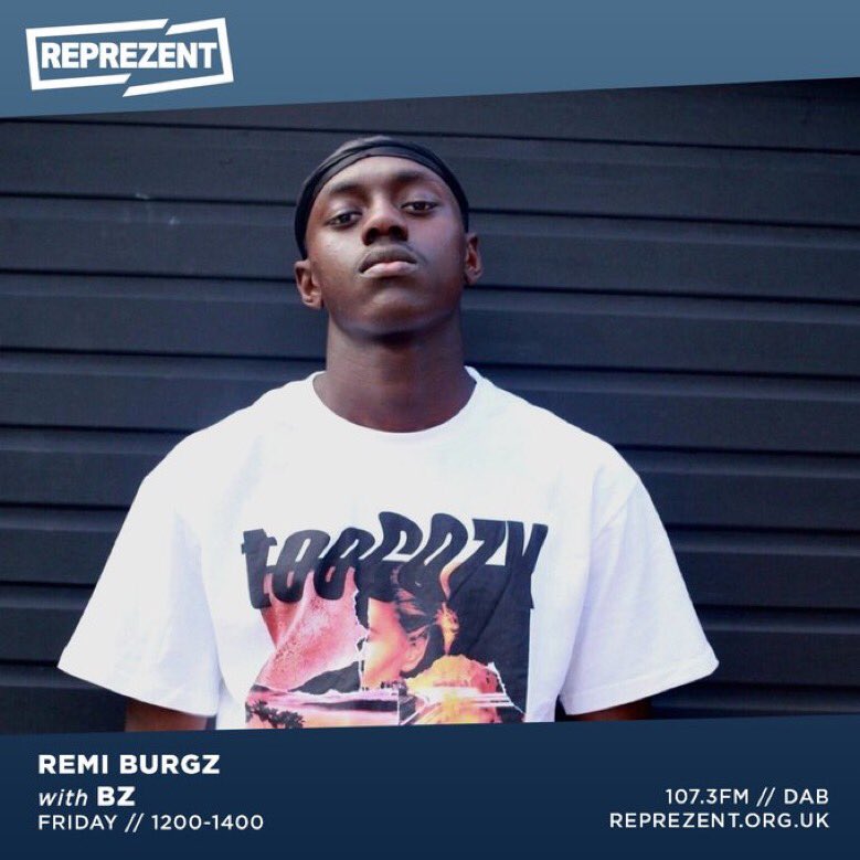 RemiBurgz's tweet photo. It’s a good day!!! CLAIM IT.
I’ve got TOP BOY @DJSPINALL in to talk about his brand new 💎 ft @therealkranium - #EveryTime 😍🔥
—
#RemisRecognition has a bit of a twist this week 👀, I had a lil chat with an exciting talent @bzofficial1
12pm LOCK IN via @ReprezentRadio 🔒📻 https://t.co/ttVfeHKn7f
