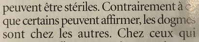 "Les dogmes sont chez les autres".Quand j'ai défendu la tribune NoFakeScience, beaucoup l'accusaient de dire ça... alors qu'elle ne le disait pas.Là, Doucet, il dit ça on ne peut plus clairement.Et c'est tout à fait bête, comme phrase.