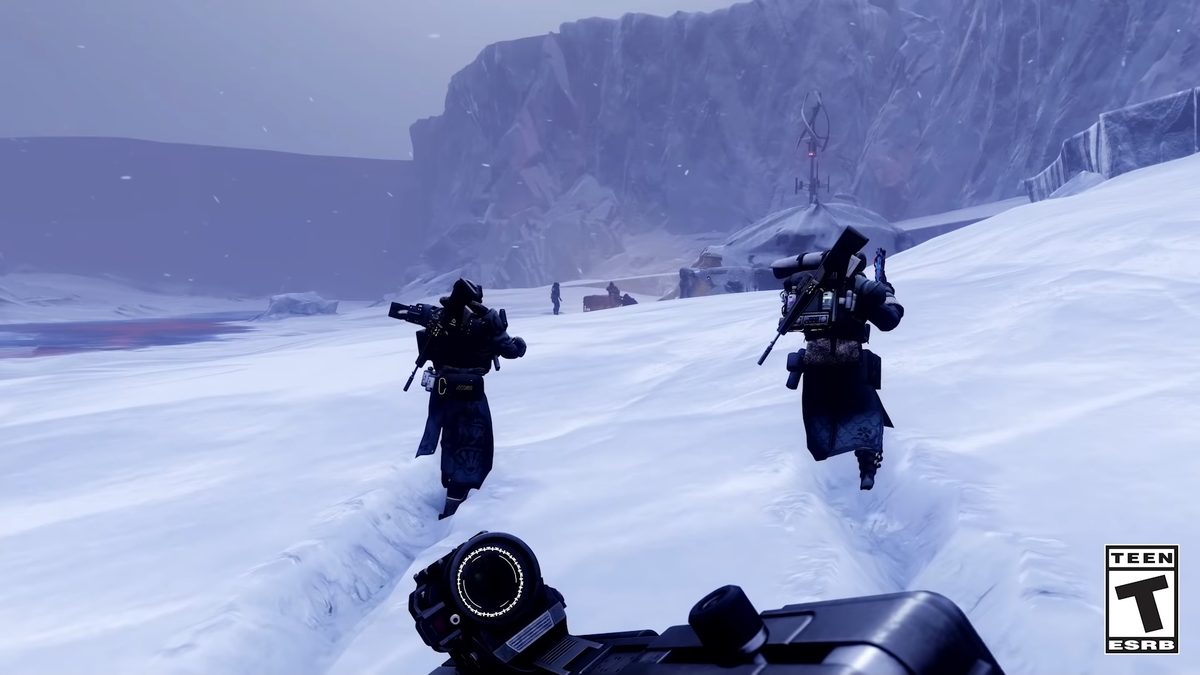 There's so much here! First off some new tech: terrain deformation. It seems some areas will be caked in snow and we can deform it. I wonder if it stays or if it goes away like footprints. Is it client side or controlled by the activity host?...Whose drawing the first dick?