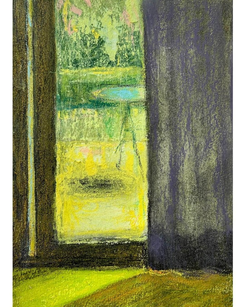 polykrom's tweet photo. « 37 º à l’ombre »
Pastel sec
15x20cm
Juillet 2019 - #july2019 #pastelsec #artcontemporain #contemporaryart #drypastel #throughthewindow #colorpastel #naturelover #landscape #painting #colorpainting #surrealism #impressionism #colorvalue #sunset #sunnyday #drawing #kunst #… https://t.co/LkhmcnqJGh