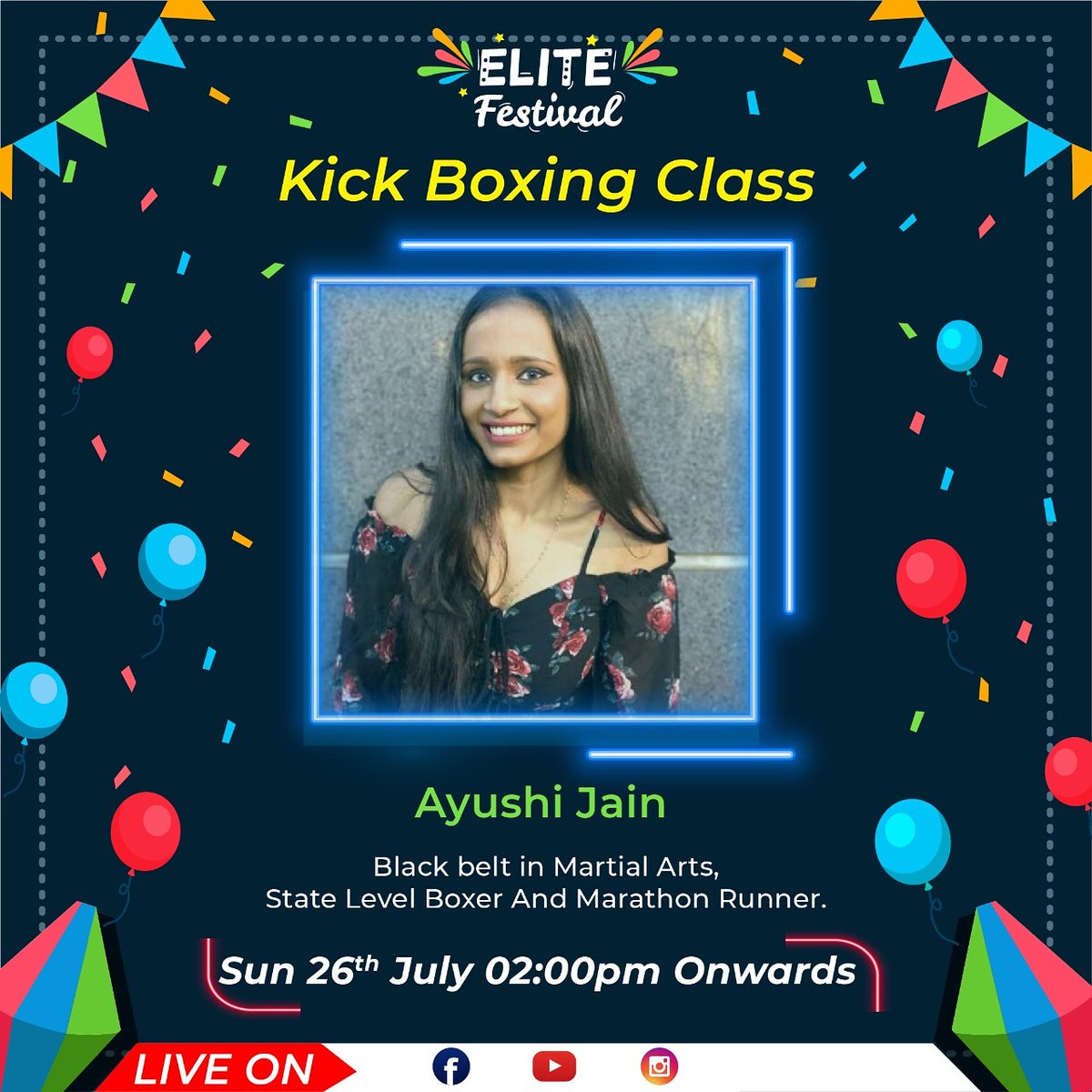 TheEliteClubFam's tweet photo. #kickboxing
#virtualtour
#finalweekend
#elitefest 
#theeliteclubfamily 
#theeliteclubexperience 
#theelitefest 
#bliss 
#digitalfest 
#creative
#kids
#music
#beauty
#build
#covid19
#healthylifestyle 
#healthcareheroes 
#pharma
#parivarkatyohar
#spiritual
#mentalhealth
#calm https://t.co/TlcIM95zyI