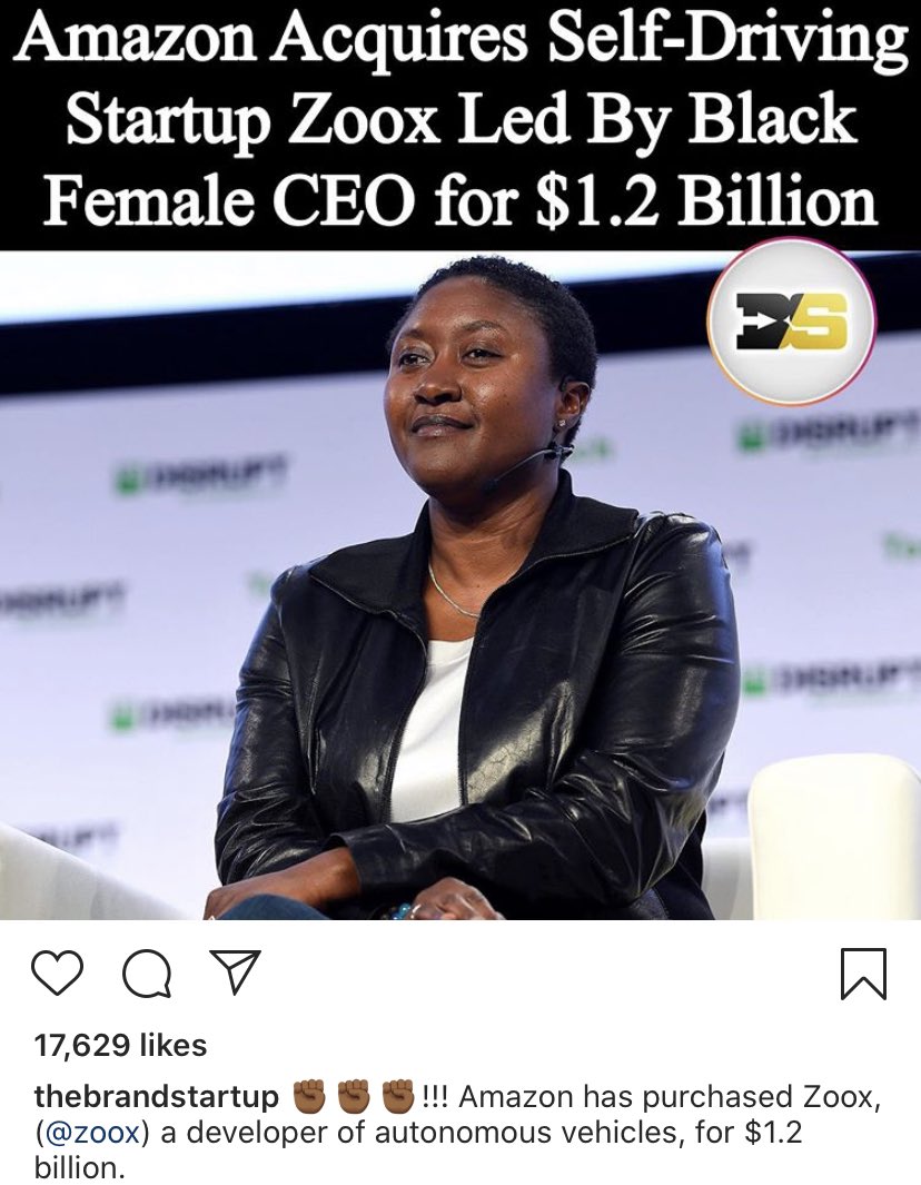 AmaraWorldWide's tweet photo. Social media has made people think followers equal equity. In reality, it’s just beauty metrics.

This woman sold her company for over A billion dollars and it has under 6k followers. Value is not always based on numbers that people can see. https://t.co/wCYKMldlNW