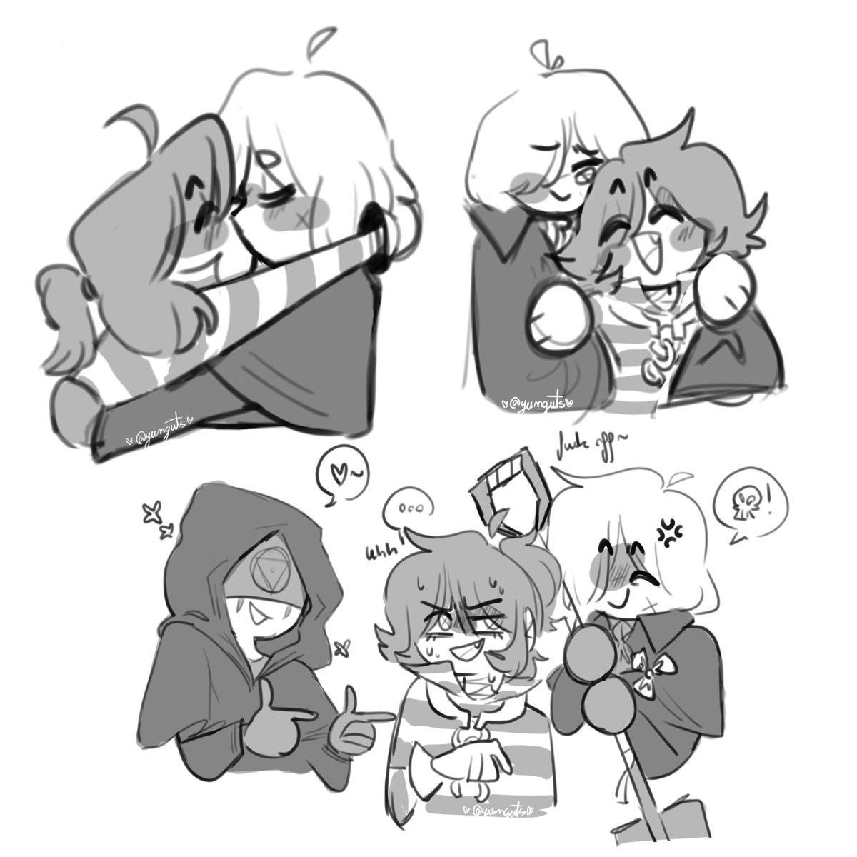 yumgutss's tweet photo. So um... i’m not dead :]

anyways gay
#lucadrew #lucaxandrew #andrewxluca #idv #identityV https://t.co/Y03IDBT6TL