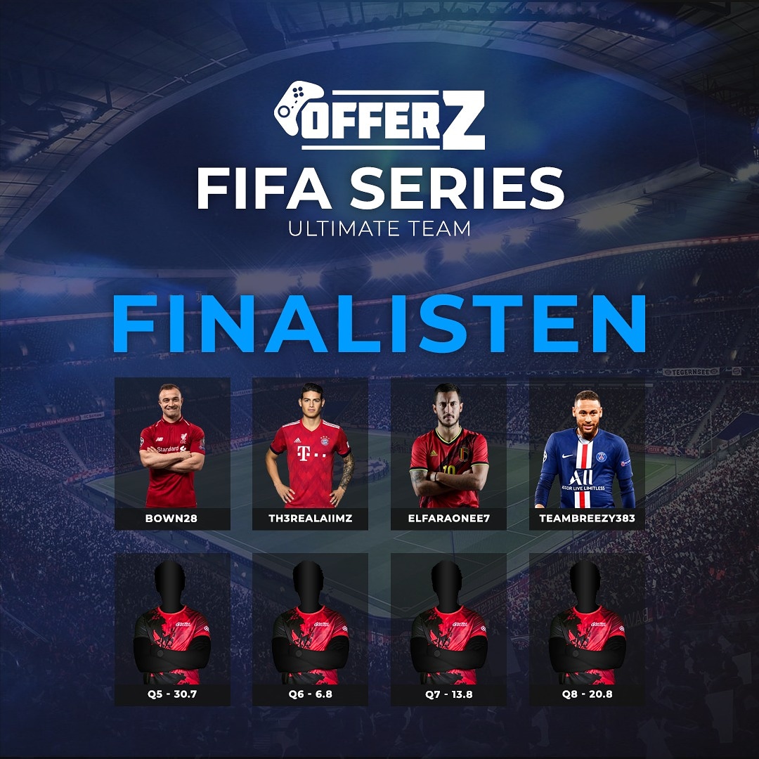 GameTurnier's tweet photo. 🏆 FIFA ULTIMATE TEAM 🏆

➡️ 4 Finalisten stehen bereits für das grosse @offerzch #FUTSERIES Finale fest!

✅ Sie konnten sich alle in einem von 8 Qualifiern durchsetzen und spielen somit um über 40'000 FIFA POINTS

🗓️ Sei auch du nächste Woche am 30.7 dabei und hol dir den Sieg! https://t.co/VJSP29V5nJ