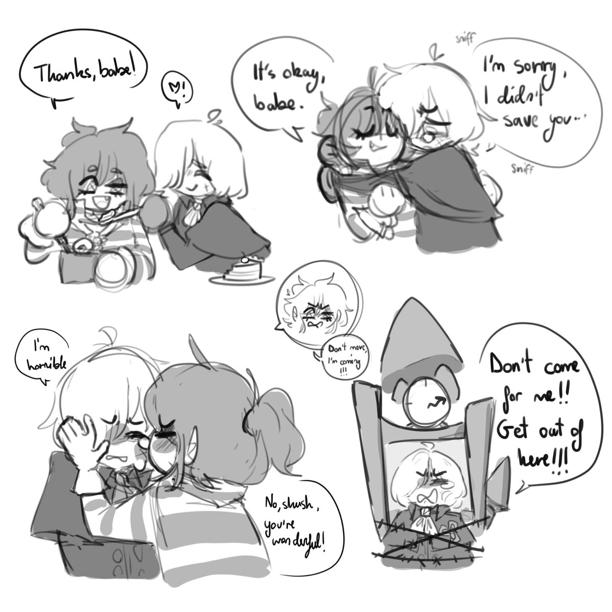 yumgutss's tweet photo. So um... i’m not dead :]

anyways gay
#lucadrew #lucaxandrew #andrewxluca #idv #identityV https://t.co/Y03IDBT6TL