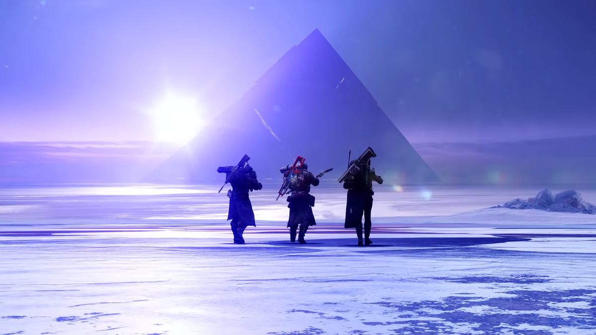 We see a Pyramid on Europa. It makes sense there would be one here; Either it's been here since the collapse like on the Moon or it has just arrived (more likely given it's placement).All characters have backpacks.