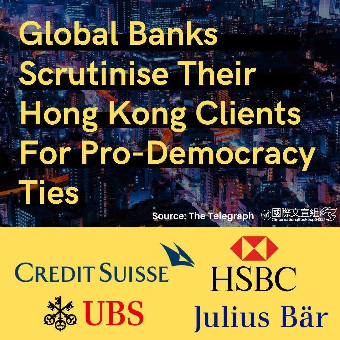 NL_SC_HKG's tweet photo. The draconian #HK #NationalSecurityLaw gives #CCP power to freeze and seize the assets of those they consider to be endangering national security.
#china #ccp #bank #hsbc #creditsuisse #ubs #juliusbar #democracy #finance #asset #joshuawong #diyms https://t.co/IOo76mtsyI
