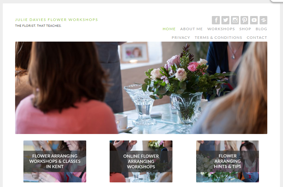 RibsNorman's tweet photo. Meet Julie of @flowerstart_ ! If you want to do more than just plonk a bunch of flowers in a vase, Julie is your woman. This is her website following a refresh and it sets off her beautiful photographs to perfection. https://t.co/i2ctwyTMYd #FF #Faversham #Folkestone #WordPress https://t.co/K3x6JhAj0u