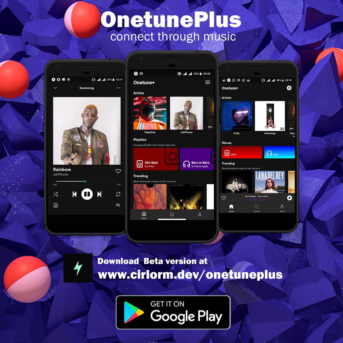 OnetunePlus's tweet photo. We are now live in the Google Playstore
Download and tell a friend let's share good music
#OnetunePlus

https://t.co/2IrXG08v8T https://t.co/1uorMzcNy1