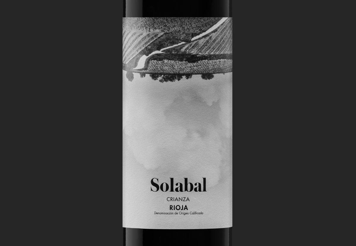 packagings's tweet photo. “Solabal” This name turns this wine’s origin upside down: Ábalos, turned out to be the right choice to solve this creative challenge offering a perfect, yet surrealist, solution.
#packagingdesign by @Moruba 
https://t.co/H4cF0l3z75 https://t.co/zCLaDKwipm
