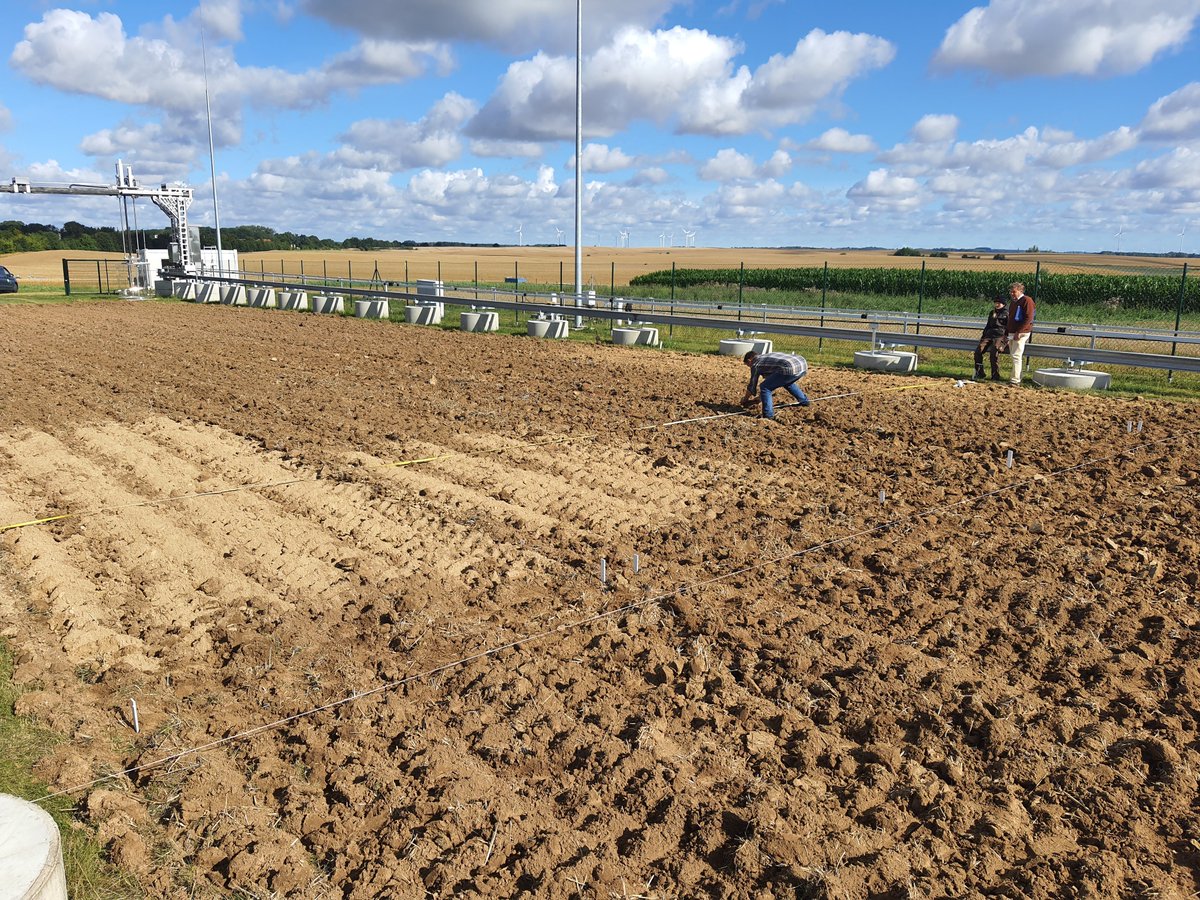krumensenke's tweet photo. Last time “hands-on” to finish soil manipulation for our pilot experiment (#Krumensenke, #ZALF, #Brandenburg). A big thank you to everyone for their hard work! https://t.co/GdWTwzNSaD